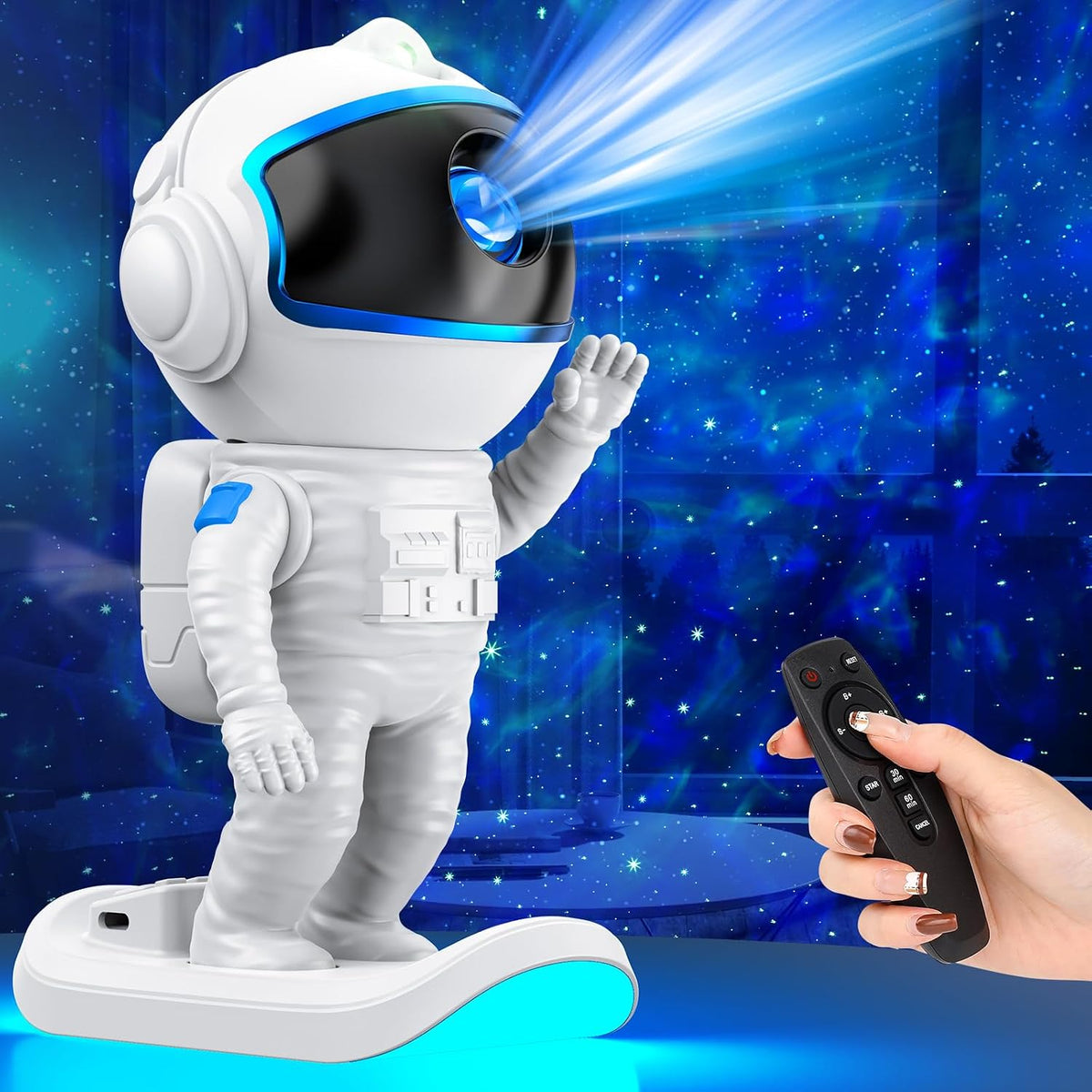 Galaxy Star Projector — Nebula Ceiling Light with Remote